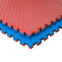 Tatami Puzzle reversÃvel Kinefis modelo F (grossura 20 mm e textura cinco linhas) - Cor: Vermelho e Azul ¡Últimas unidades! Tatami Puzzle reversÃvel Kinefis modelo F (grossura 20 mm e textura cinco linhas) - Cor: Vermelho e Azul ¡Últimas unidades!