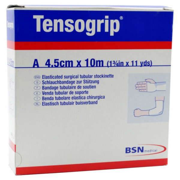 Tensogrip A Membro Infantil: Ligadura Tubular Compresiva com algodão (4,5 cm x 10 metros) Tensogrip A Membro Infantil: Ligadura Tubular Compresiva com algodão (4,5 cm x 10 metros)
