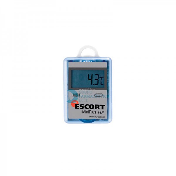 Termómetro Escort Mini: Registador para o controlo da temperatura máxima e mínima de frigoríficos para farmácia