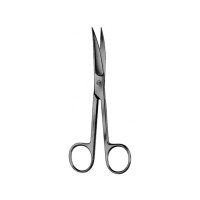 Tesoura de cirugia, curva, Aguda / Aguda. 15 cm. Qualidade alemã. (ATÉ FIM DE EXISTÊNCIAS) Tesoura de cirugia, curva, Aguda / Aguda. 15 cm. Qualidade alemã. (ATÉ FIM DE EXISTÊNCIAS)