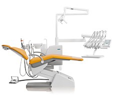 Unidades e equipas odontológicos: cadeirões dentais + equipamento