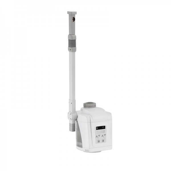 Vaporizador facial com ozónio Cromo: com cabeça giratória com recetáculo esenciero e braço rotativo (capacidade de 1,3 litros) Vaporizador facial com ozónio Cromo: com cabeça giratória com recetáculo esenciero e braço rotativo (capacidade de 1,3 litros)