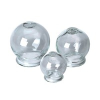 Ventosas de Cristal (jogo de 3 peças) Ventosas de Cristal (jogo de 3 peças)