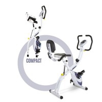 Bicicleta estática X Tri Tecnovita: permite treinar em 3 diferentes posições, podendo eleger a postura (vertical, semi-reclinada e reclinada) Bicicleta estática X Tri Tecnovita: permite treinar em 3 diferentes posições, podendo eleger a postura (vertical, semi-reclinada e reclinada)