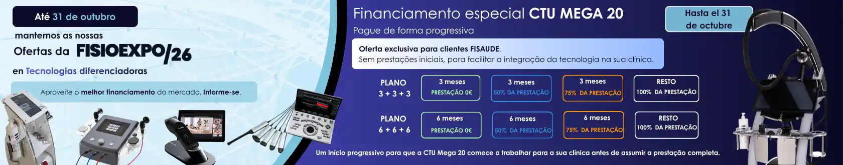 Oferta especial de financiamento Fisio Expo 2026